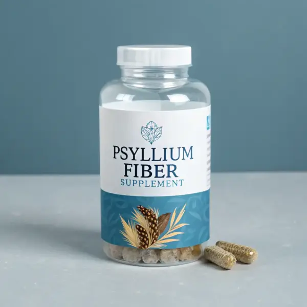 Organic Psyllium Husk - 120 tablets